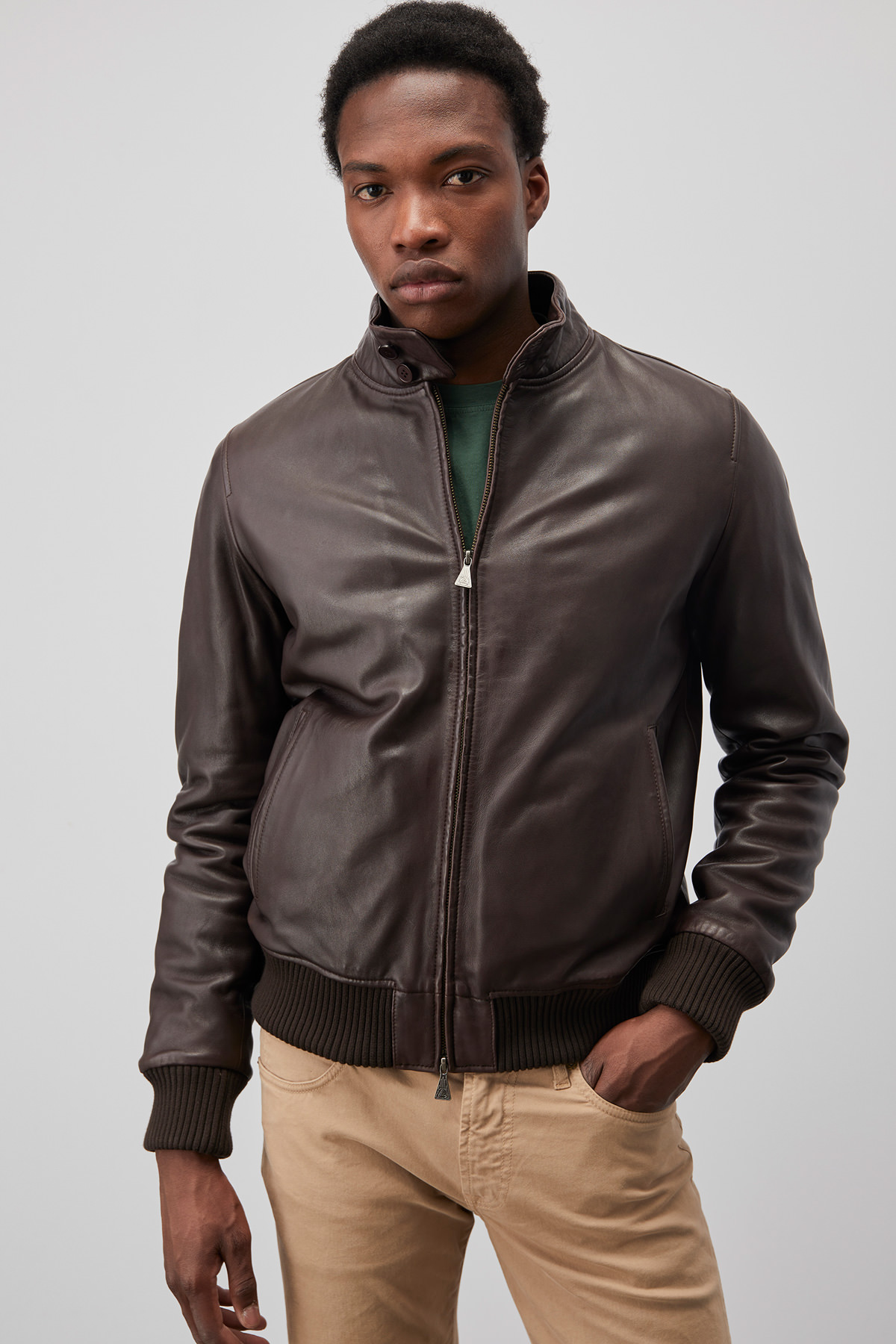 Giacca shop leather jacket