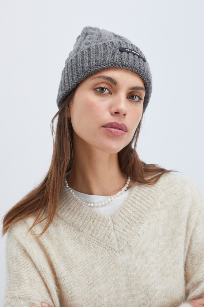 CAPPELLO BEANIE TRECCIA