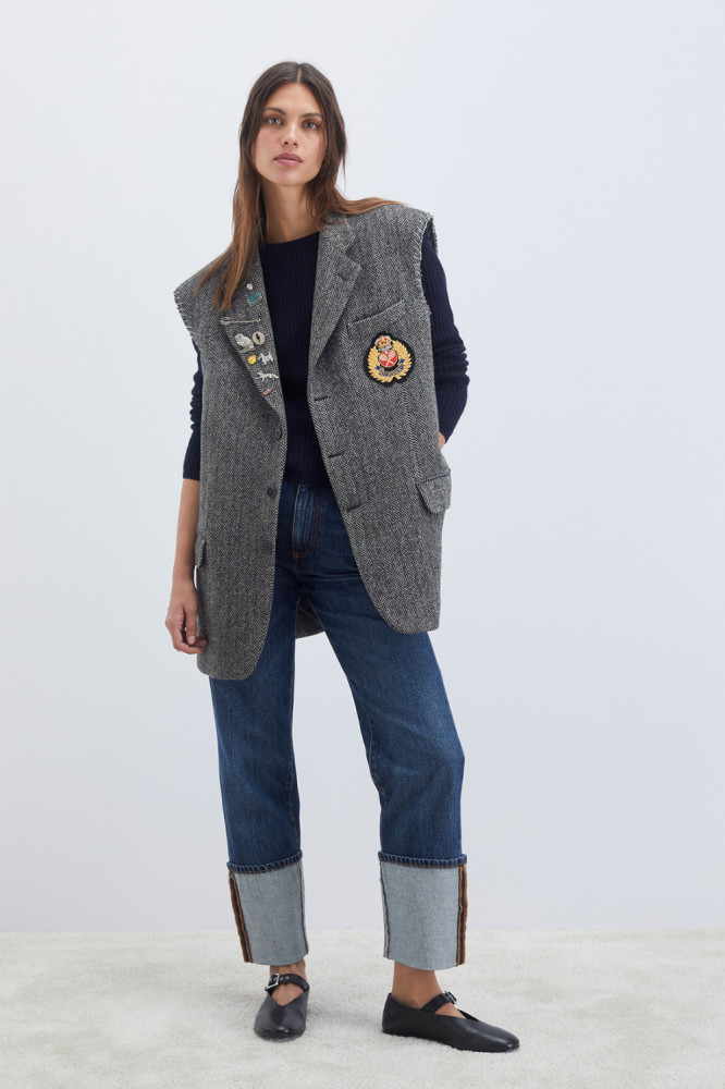 OLD GLORY HARRIS TWEED VINTAGE JACKET