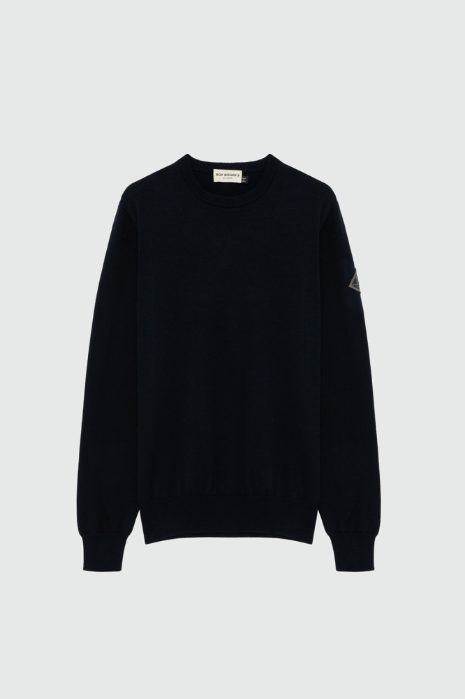 CREW NECK SWEATER IN COTTON 