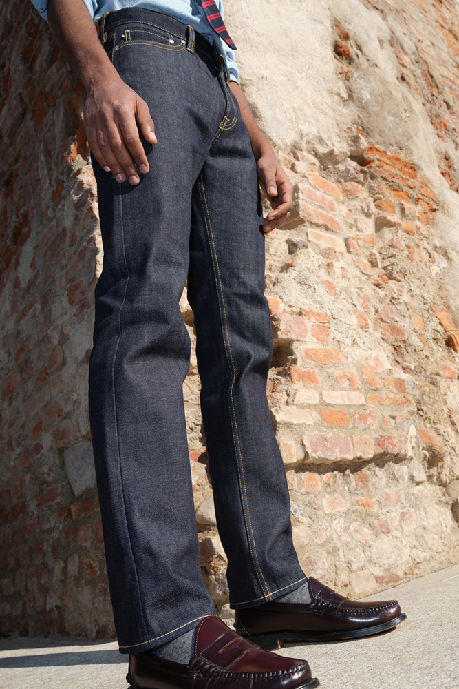 Cult Wide SELVEDGE BAR ROY ROGER'S Denim Jap Raw