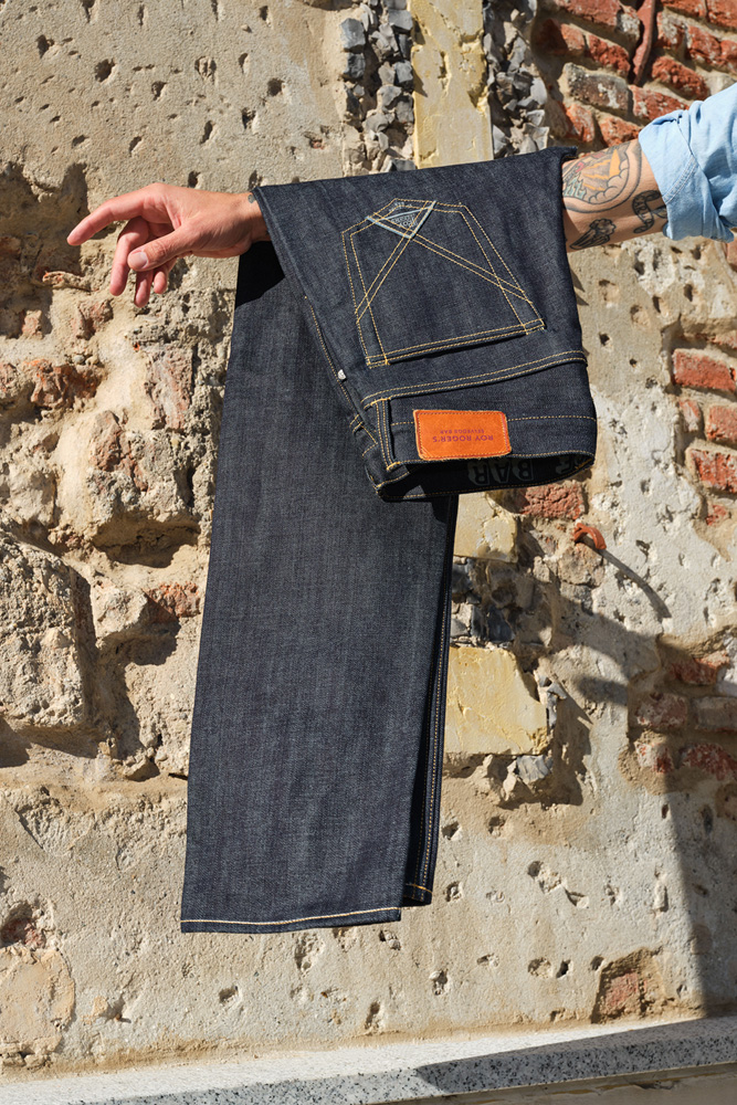 Cult Wide SELVEDGE BAR ROY ROGER'S Denim Jap Raw