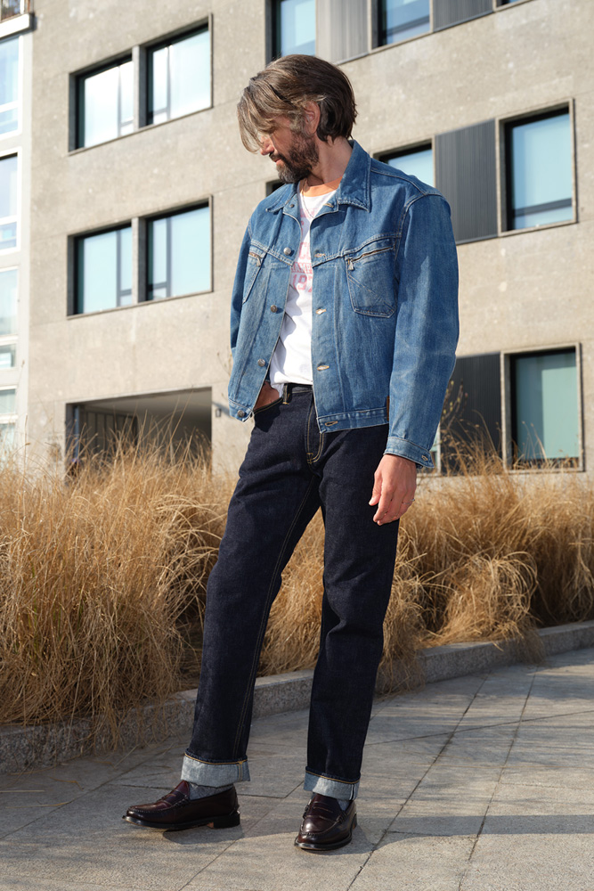 Cult Wide SELVEDGE BAR ROY ROGER'S Denim Jap Rinse