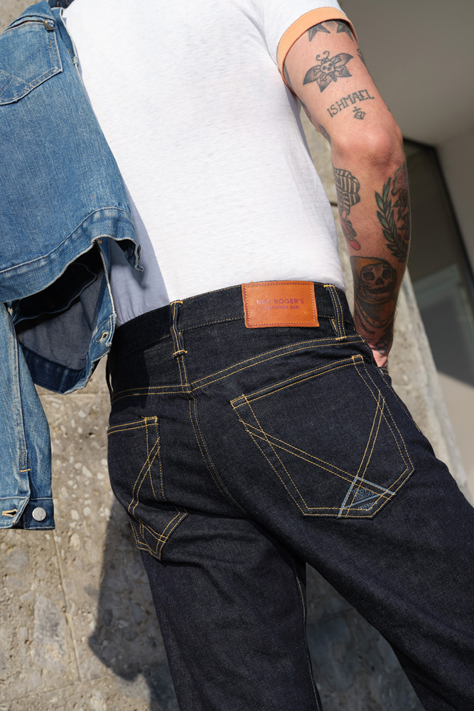 Cult Wide SELVEDGE BAR ROY ROGER'S Denim Jap Rinse