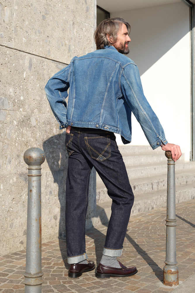 Cult Wide SELVEDGE BAR ROY ROGER'S Denim Jap Rinse