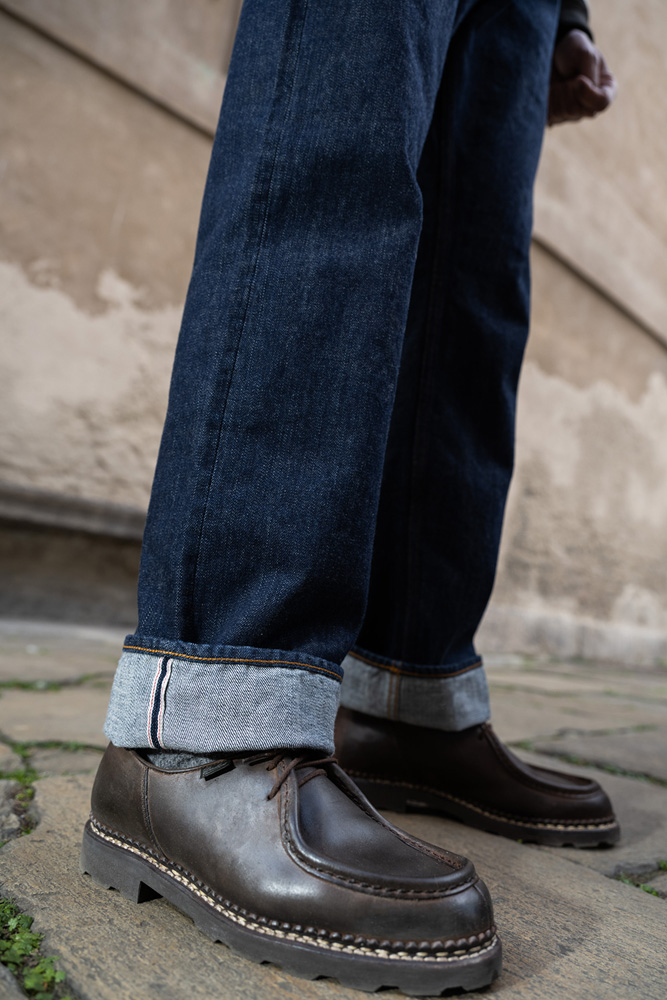 Cult Wide SELVEDGE BAR ROY ROGER'S Denim Jap Rinse