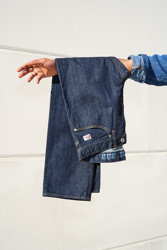 Cult Wide SELVEDGE BAR ROY ROGER'S Denim Jap Rinse