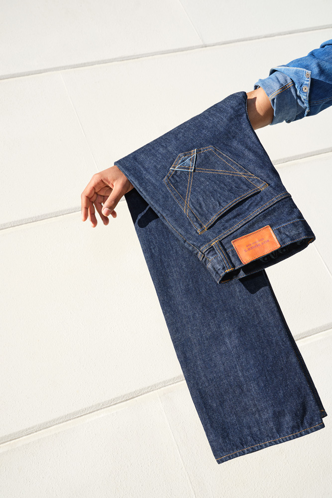 Cult Wide SELVEDGE BAR ROY ROGER'S Denim Jap Rinse