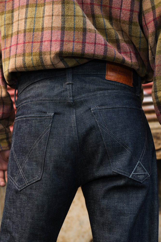 Cult Wide SELVEDGE BAR ROY ROGER'S Denim Raw