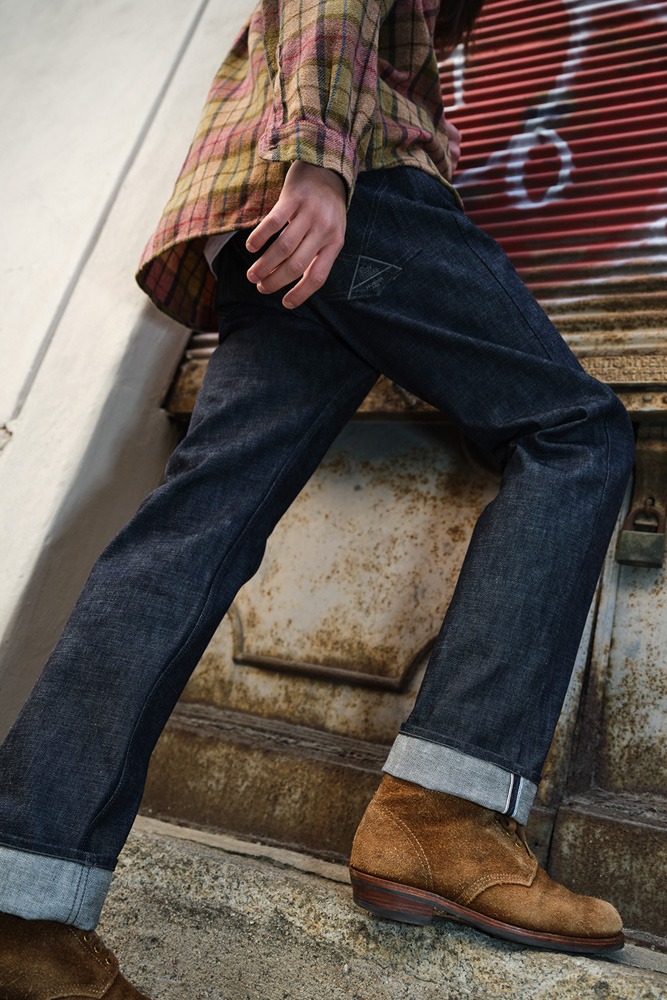 Cult Wide SELVEDGE BAR ROY ROGER'S Denim Raw