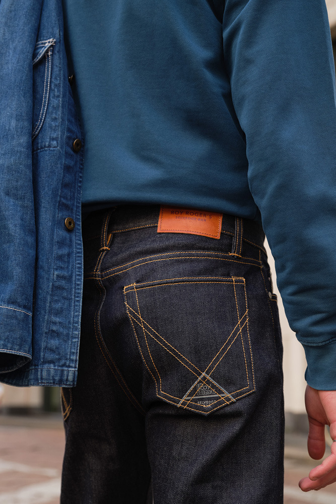 Cult Wide SELVEDGE BAR ROY ROGER'S Denim Raw