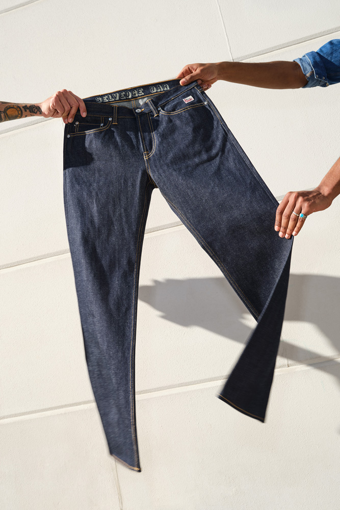 Cult Wide SELVEDGE BAR ROY ROGER'S Denim Raw