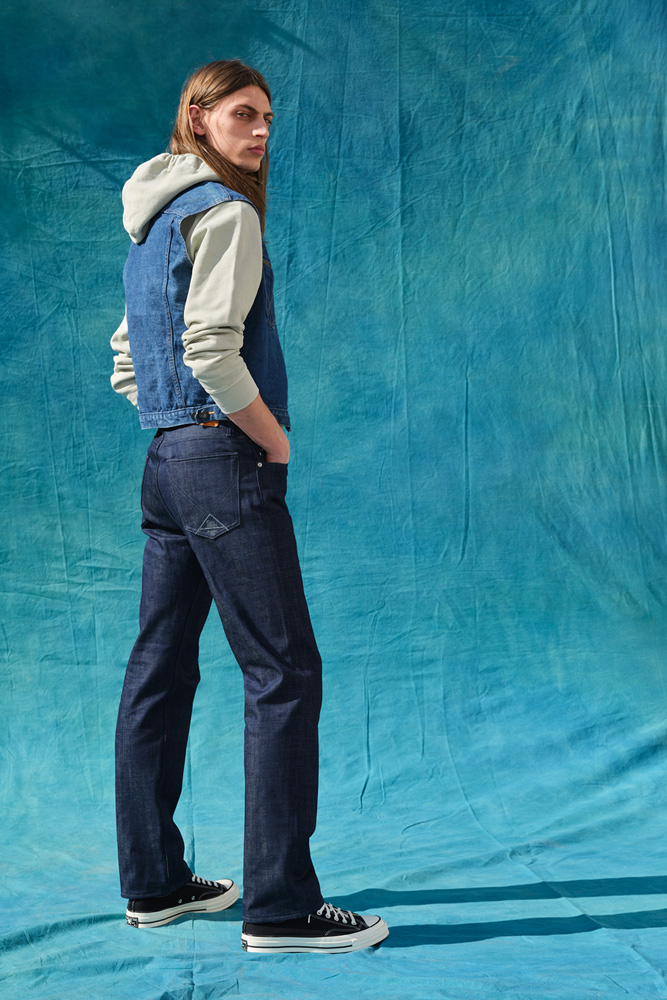 Cult Wide SELVEDGE BAR ROY ROGER'S Org. Denim Raw