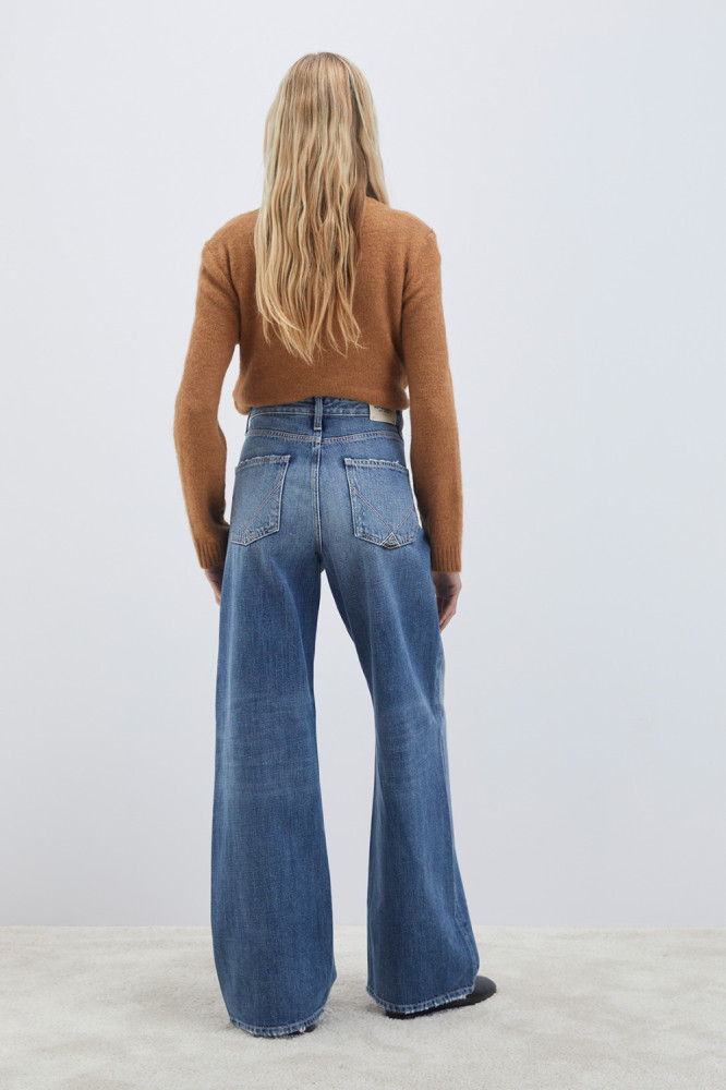 OLIVIA DENIM SUPER WIDE JEANS 